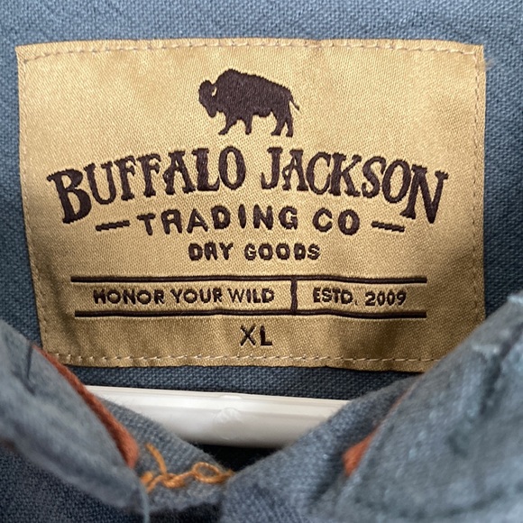 BUFFALO JACKSON GUNNER TWILL SHIRT BRAND NEW Men’s Sz XL - Picture 3 of 5